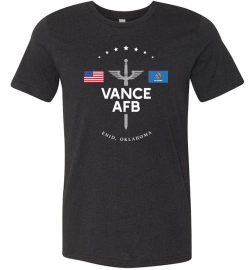 Vance AFB - Men's/Unisex Lightweight Fitted T-Shirt-Wandering I Store
