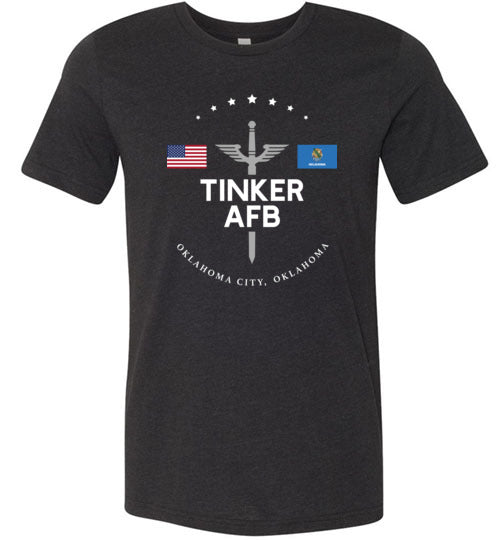 Tinker AFB - Men's/Unisex Lightweight Fitted T-Shirt-Wandering I Store