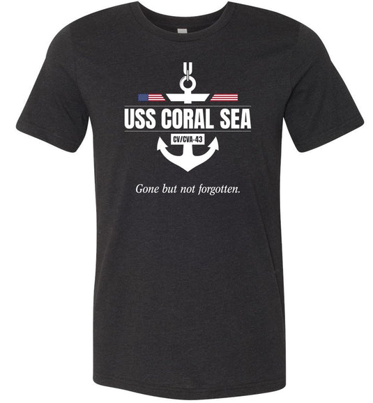 USS Coral Sea CV/CVA-43 "GBNF" - Men's/Unisex Lightweight Fitted T-Shirt