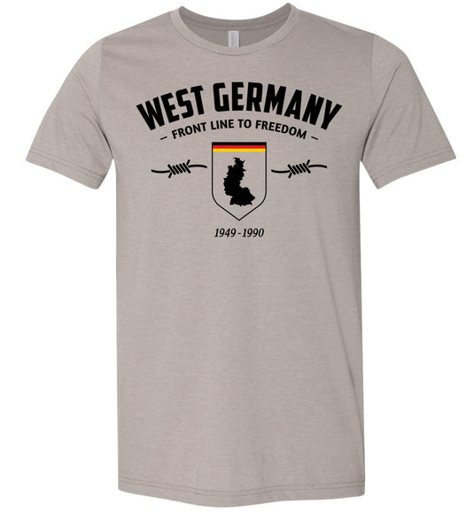 West Germany "Front Line to Freedom" - Men's/Unisex Lightweight Fitted T-Shirt