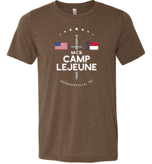 MCB Camp Lejeune - Men's/Unisex Lightweight Fitted T-Shirt-Wandering I Store