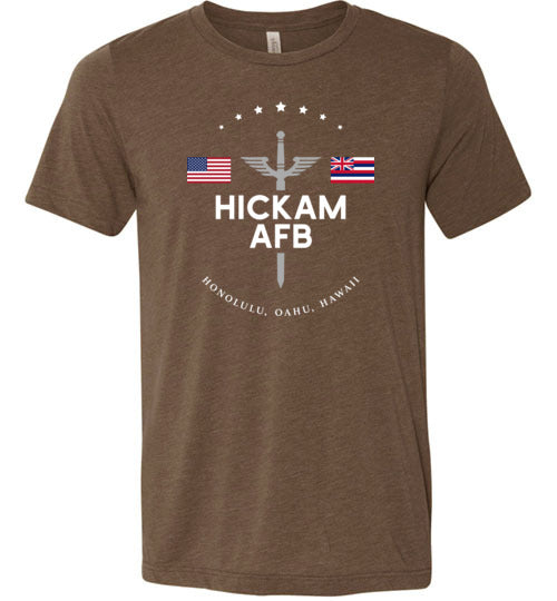 Hickam AFB - Men's/Unisex Lightweight Fitted T-Shirt-Wandering I Store