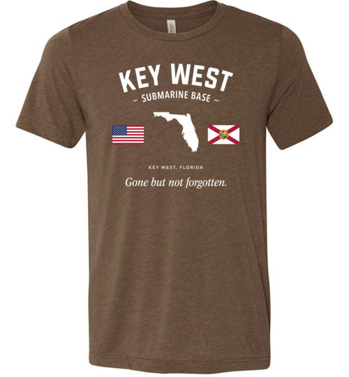 Key West Submarine Base "GBNF" - Men's/Unisex Lightweight Fitted T-Shirt-Wandering I Store