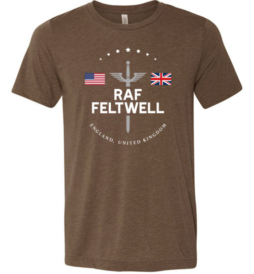 Load image into Gallery viewer, RAF Feltwell - Men&#39;s/Unisex Lightweight Fitted T-Shirt-Wandering I Store
