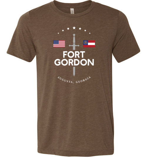 Load image into Gallery viewer, Fort Gordon - Men&#39;s/Unisex Lightweight Fitted T-Shirt-Wandering I Store
