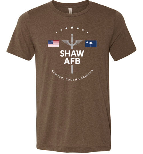 Shaw AFB - Men's/Unisex Lightweight Fitted T-Shirt-Wandering I Store