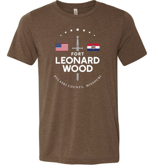 Fort Leonard Wood - Men's/Unisex Lightweight Fitted T-Shirt-Wandering I Store
