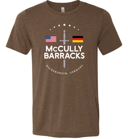 McCully Barracks - Men's/Unisex Lightweight Fitted T-Shirt-Wandering I Store