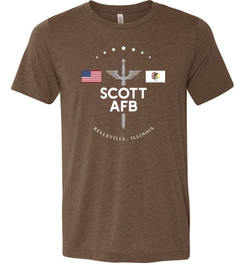Load image into Gallery viewer, Scott AFB - Men&#39;s/Unisex Lightweight Fitted T-Shirt-Wandering I Store

