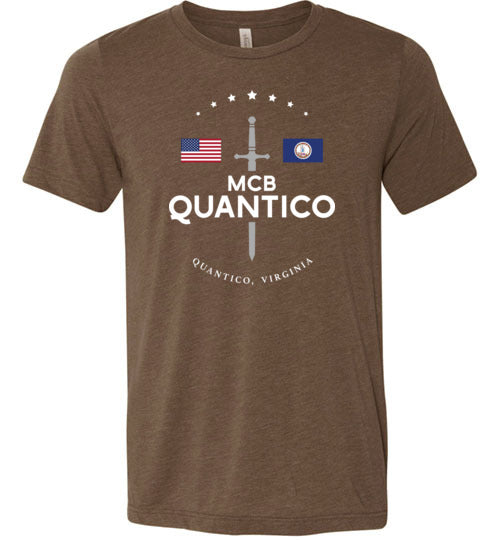 MCB Quantico - Men's/Unisex Lightweight Fitted T-Shirt-Wandering I Store