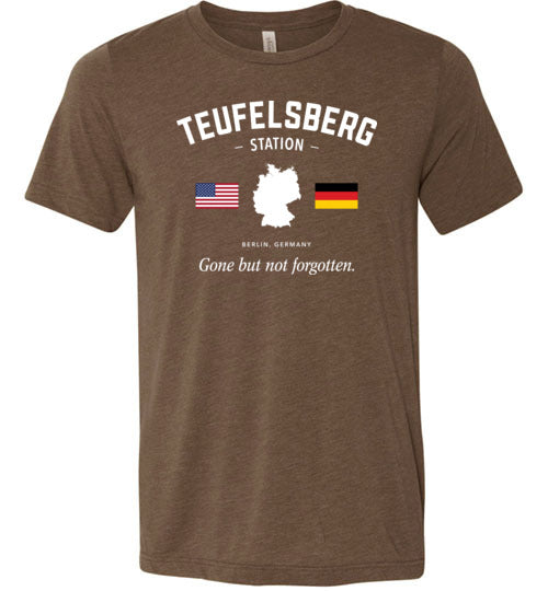 Teufelsberg Station "GBNF" - Men's/Unisex Lightweight Fitted T-Shirt-Wandering I Store