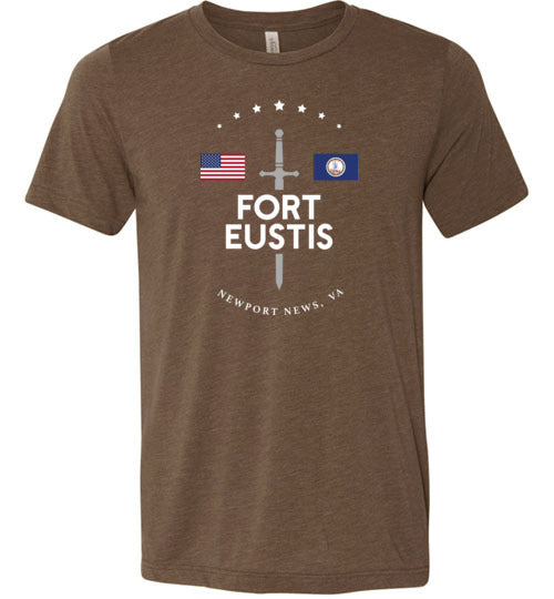 Load image into Gallery viewer, Fort Eustis - Men&#39;s/Unisex Lightweight Fitted T-Shirt-Wandering I Store
