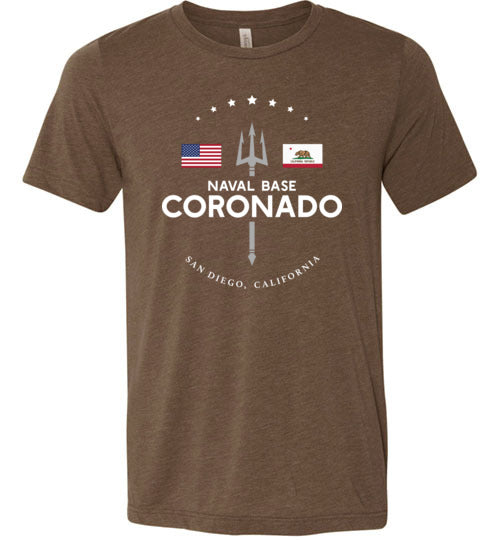 Load image into Gallery viewer, Naval Base Coronado - Men&#39;s/Unisex Lightweight Fitted T-Shirt-Wandering I Store
