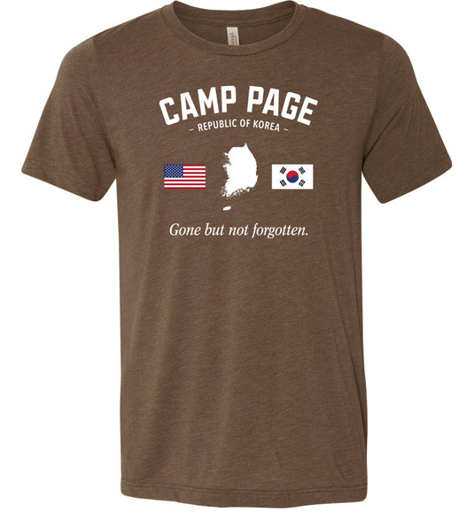 Camp Page "GBNF" - Men's/Unisex Lightweight Fitted T-Shirt
