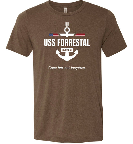 USS Forrestal CV/CVA-59 "GBNF" - Men's/Unisex Lightweight Fitted T-Shirt