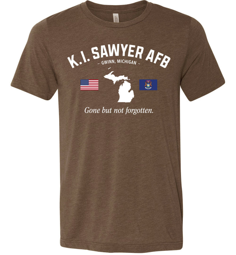 Load image into Gallery viewer, K. I. Sawyer AFB &quot;GBNF&quot; - Men&#39;s/Unisex Lightweight Fitted T-Shirt
