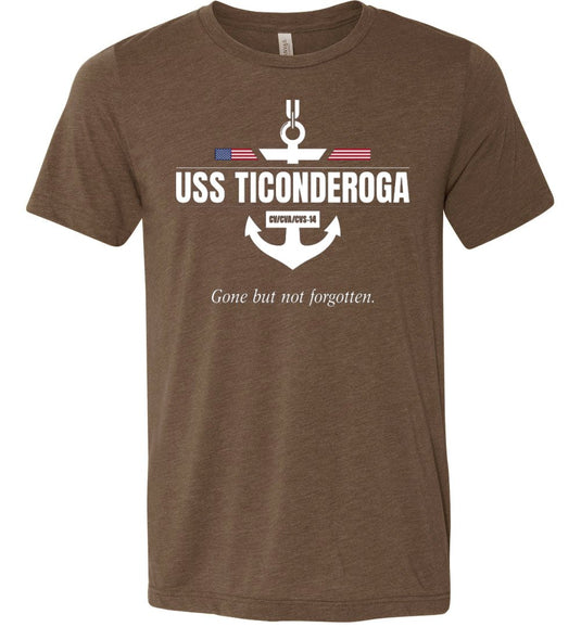 USS Ticonderoga CV/CVA/CVS-14 "GBNF" - Men's/Unisex Lightweight Fitted T-Shirt