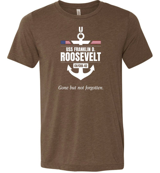 USS Franklin D. Roosevelt CV/CVA-42 "GBNF" - Men's/Unisex Lightweight Fitted T-Shirt