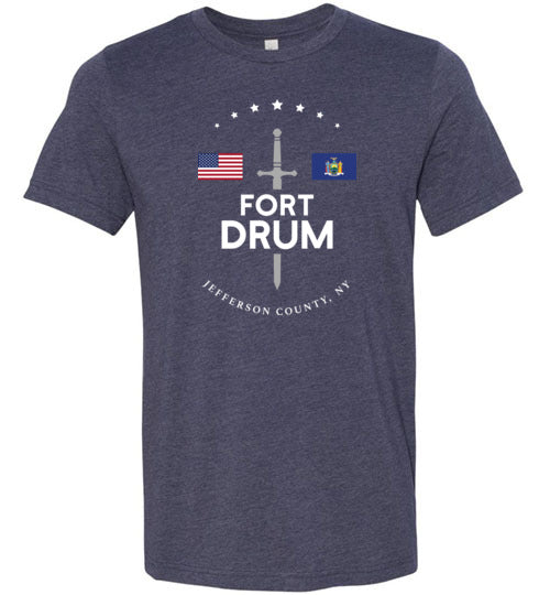 Fort Drum - Men's/Unisex Lightweight Fitted T-Shirt-Wandering I Store