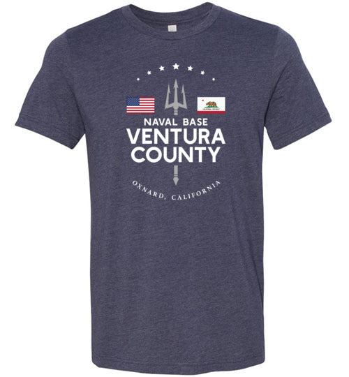 Load image into Gallery viewer, Naval Base Ventura County - Men&#39;s/Unisex Lightweight Fitted T-Shirt-Wandering I Store
