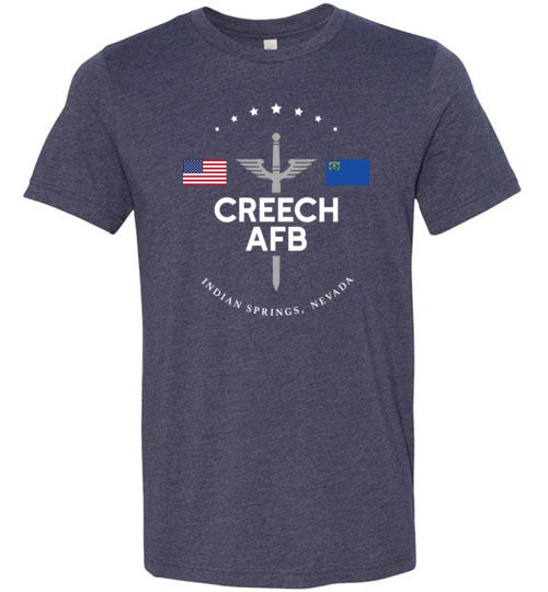 Load image into Gallery viewer, Creech AFB - Men&#39;s/Unisex Lightweight Fitted T-Shirt-Wandering I Store
