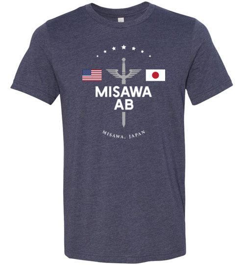 Misawa AB - Men's/Unisex Lightweight Fitted T-Shirt-Wandering I Store