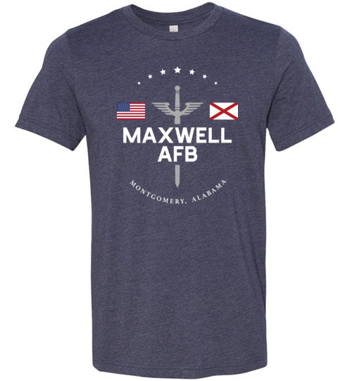 Maxwell AFB - Men's/Unisex Lightweight Fitted T-Shirt-Wandering I Store