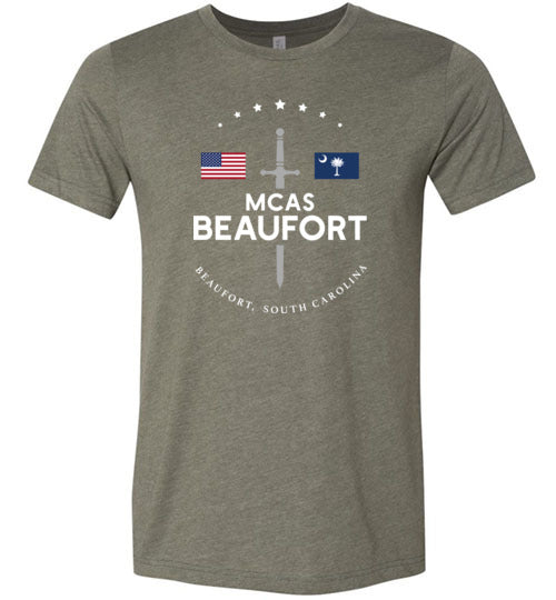 MCAS Beaufort - Men's/Unisex Lightweight Fitted T-Shirt-Wandering I Store