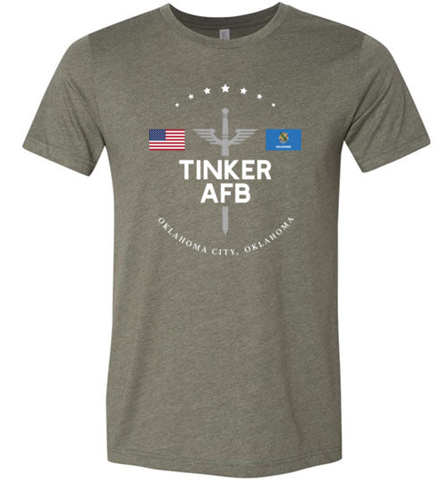 Load image into Gallery viewer, Tinker AFB - Men&#39;s/Unisex Lightweight Fitted T-Shirt-Wandering I Store
