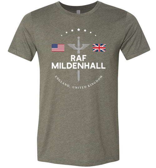 RAF Mildenhall - Men's/Unisex Lightweight Fitted T-Shirt-Wandering I Store