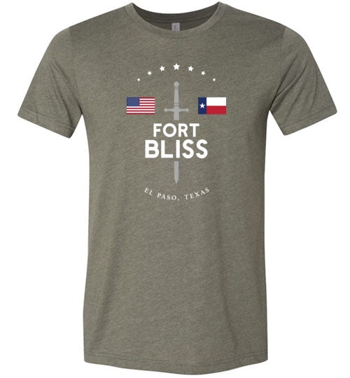 Fort Bliss - Men's/Unisex Lightweight Fitted T-Shirt-Wandering I Store