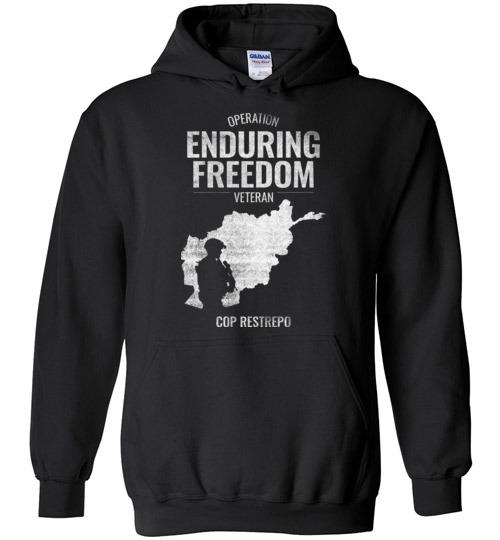 Load image into Gallery viewer, Operation Enduring Freedom &quot;COP Restrepo&quot; - Men&#39;s/Unisex Hoodie

