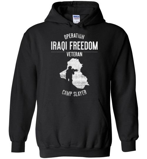 Load image into Gallery viewer, Operation Iraqi Freedom &quot;Camp Slayer&quot; - Men&#39;s/Unisex Hoodie
