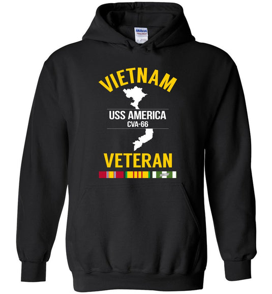 Vietnam Veteran "USS America CVA-66" - Men's/Unisex Hoodie