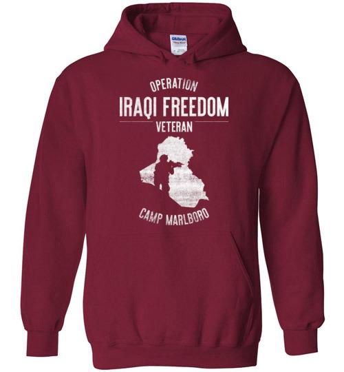 Load image into Gallery viewer, Operation Iraqi Freedom &quot;Camp Marlboro&quot; - Men&#39;s/Unisex Hoodie
