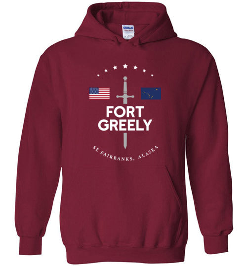 Load image into Gallery viewer, Fort Greely - Men&#39;s/Unisex Hoodie-Wandering I Store
