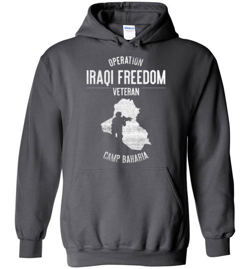 Load image into Gallery viewer, Operation Iraqi Freedom &quot;Camp Baharia&quot; - Men&#39;s/Unisex Hoodie
