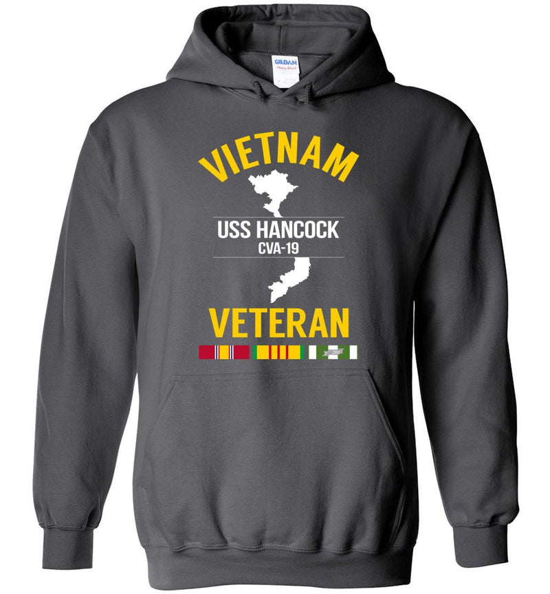 Load image into Gallery viewer, Vietnam Veteran &quot;USS Hancock CVA-19&quot; - Men&#39;s/Unisex Hoodie
