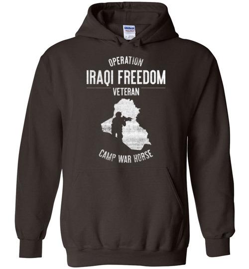 Load image into Gallery viewer, Operation Iraqi Freedom &quot;Camp War Horse&quot; - Men&#39;s/Unisex Hoodie
