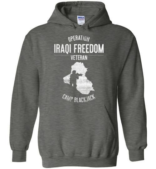 Load image into Gallery viewer, Operation Iraqi Freedom &quot;Camp Blackjack&quot; - Men&#39;s/Unisex Hoodie
