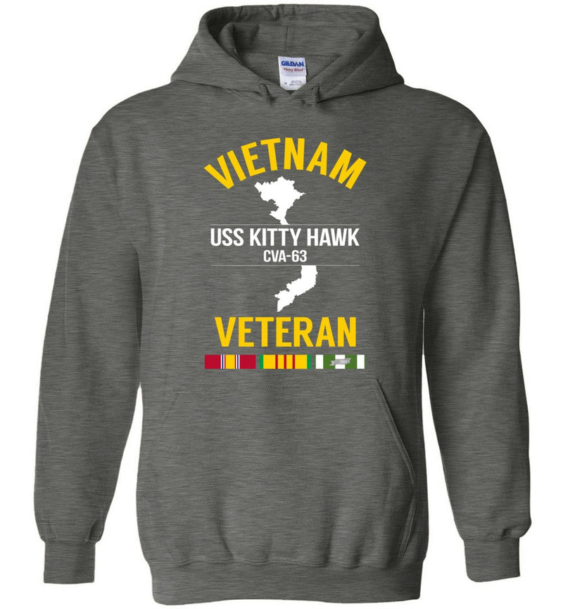Load image into Gallery viewer, Vietnam Veteran &quot;USS Kitty Hawk CVA-63&quot; - Men&#39;s/Unisex Hoodie

