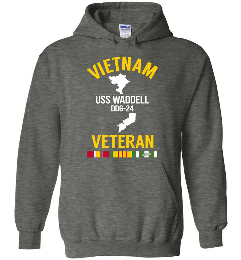 Load image into Gallery viewer, Vietnam Veteran &quot;USS Waddell DDG-24&quot; - Men&#39;s/Unisex Hoodie
