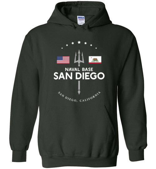 Load image into Gallery viewer, Naval Base San Diego - Men&#39;s/Unisex Hoodie-Wandering I Store
