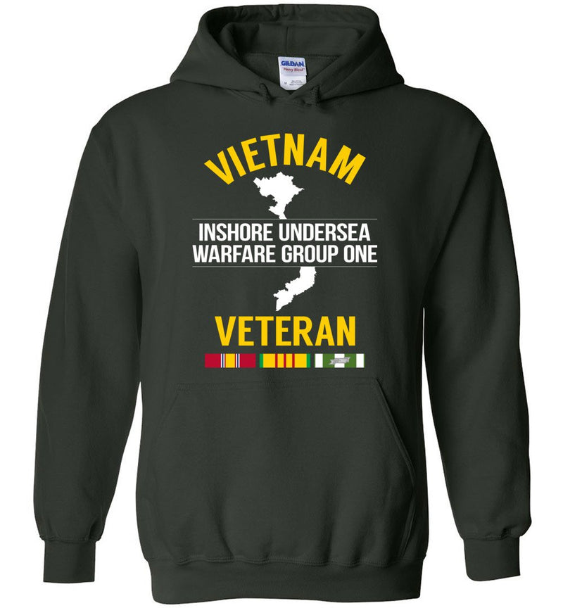 Load image into Gallery viewer, Vietnam Veteran &quot;Inshore Undersea Warfare Group One&quot; - Men&#39;s/Unisex Hoodie
