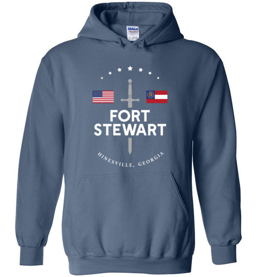 Fort Stewart - Men's/Unisex Hoodie-Wandering I Store