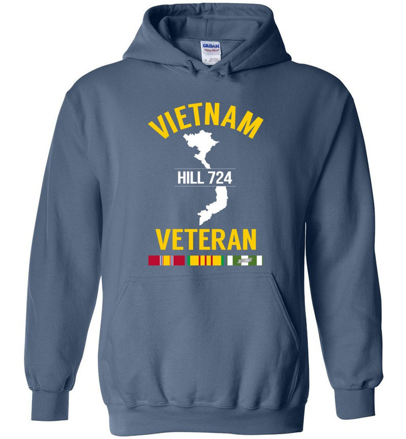 Load image into Gallery viewer, Vietnam Veteran &quot;Hill 724&quot; - Men&#39;s/Unisex Hoodie
