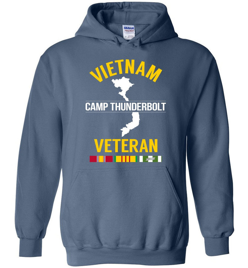 Load image into Gallery viewer, Vietnam Veteran &quot;Camp Thunderbolt&quot; - Men&#39;s/Unisex Hoodie
