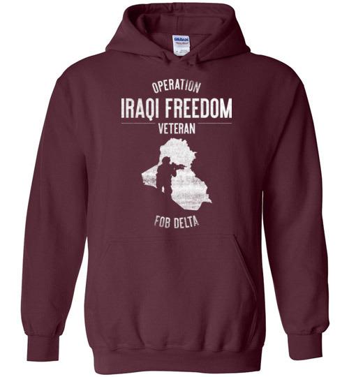 Load image into Gallery viewer, Operation Iraqi Freedom &quot;FOB Delta&quot; - Men&#39;s/Unisex Hoodie
