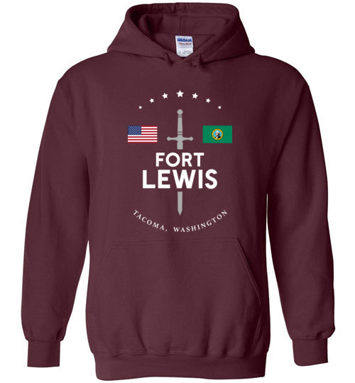 Fort Lewis - Men's/Unisex Hoodie-Wandering I Store