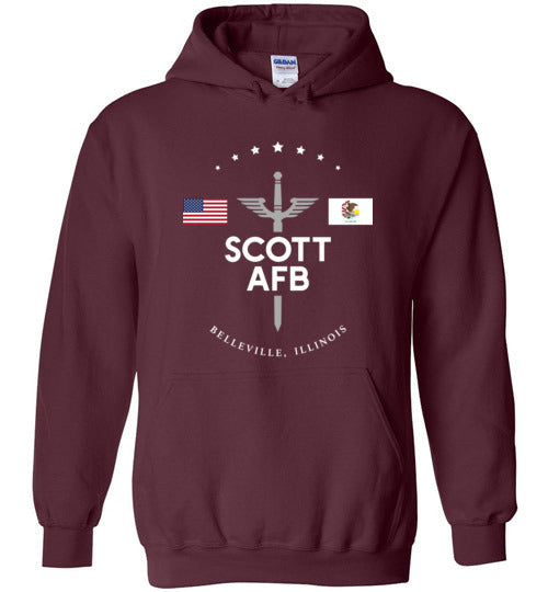 Scott AFB - Men's/Unisex Hoodie-Wandering I Store